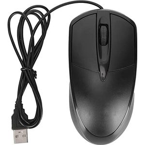 Joysong Bekabelde muis, draagbare ergonomische bekabelde USB-pc-muis, ondersteuning voor Win XP / 7/8/10 / laptop/computer, plug and play