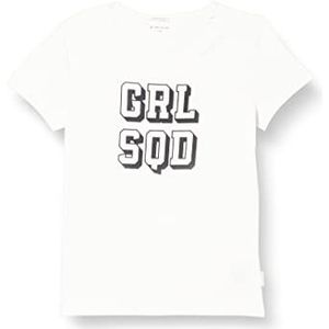 TOM TAILOR Meisjes T-shirt met opschrift 1030743, 10315 - Whisper White, 140