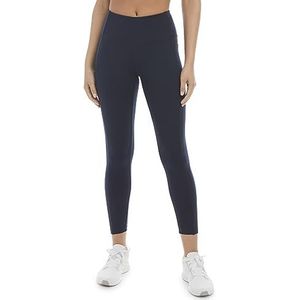 Danskin Women's Double Brushed 7/8 Leggings, Neo Navy, Large