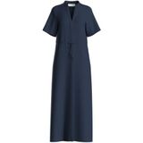 SELECTED FEMME Slfviva-Damina Ss Ankle Sun Dress Noos, Dark Sapphire, 38