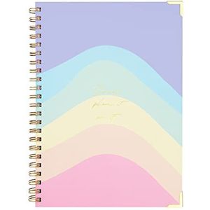 Dreambook - Schattig notitieboek A4 - 19,5 x 25,5 cm - binnenkant gelinieerd - 192 pagina's - Wire-O-omslag - incl. randbeschermers en microgeperforeerd - Takenote Agendas