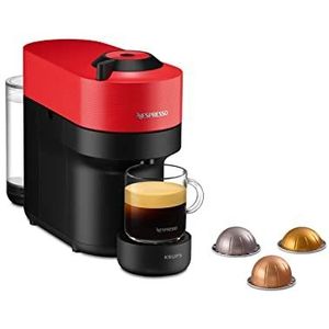 Koffiezetapparaat Nespresso Krups Vertuo POP rood capsulekoffiezetapparaat YY4888FD