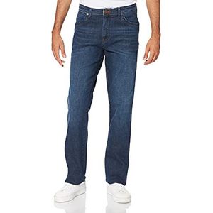 Wrangler Texas Contrast Straight Jeans voor heren, blauw (Night Break 37w)., 30W / 30L