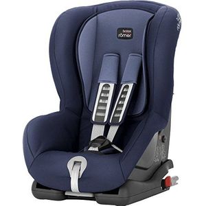 BRITAX RÖMER Autostoel DUO Plus, met meerdere installatiemogelijkheden en verbeterde bescherming, kind van 9 tot 18 kg (Groep 1) van 9 maanden tot 4 jaar oud, Moonlight Blue