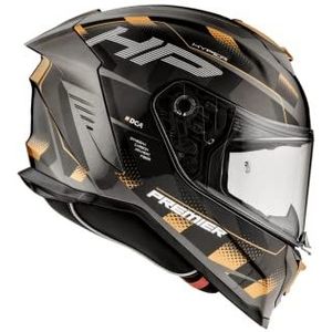 Premier Helm Hyper, Zwart en Oranje, S, Unisex