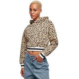 Blouse - Dierenprint - Sweatstof - Capuchon - Lange Mouw