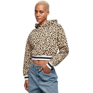 Blouse - Dierenprint - Sweatstof - Capuchon - Lange Mouw