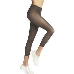 FALKE Dames Legging Pure Matt Capri 50 DEN W LE Halfdoorzichtig Eenkleurig 1 Paar, Bruin (Soil 5181) nieuw - milieuvriendelijk, S