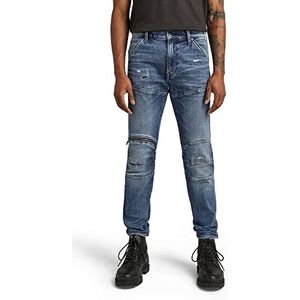 G-STAR RAW Heren 5620 3D Zip Knee Skinny Jeans, Blauw (Faded Cascade Restored D01252-c051-c966), 33W / 34L