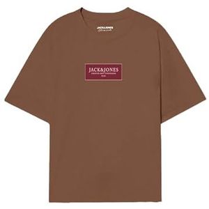 JACK & JONES Jorgreene Tee Ss Crew Neck FST, Arganolie., M