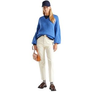 United Colors of Benetton Pullover met V-hals M/L, Blauw, L