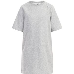 GRASSLAND Dames sweatshirtjurk 35425505-GR01, lichtgrijs melange, L, sweatshirtjurk, L