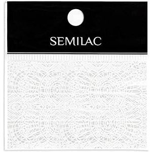 16 Semilac White Lace transferfolie