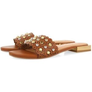 GIOSEPPO Labin - Damessandalen - Zwart - Leder - Met Studs
