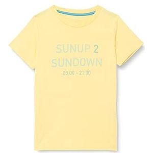 Hackett London Sunup Tee T-shirt voor jongens, Lichtgeel, 7 Jaren