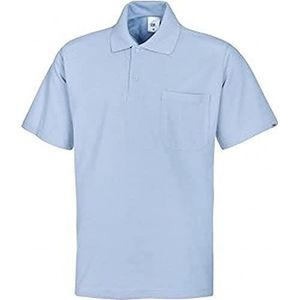 BP 1612-181 unisex poloshirt van duurzaam gemengd weefsel rood, maat L