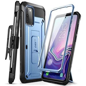 SUPCASE Outdoorhoes voor Samsung Galaxy S20 FE (6,5 inch) 5G, telefoonhoes, bumper case, 360 graden beschermhoes [Unicorn Beetle Pro] met displaybescherming, blauw