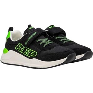 Replay Type 4 Boy Sneaker, 2713 Navy Fluo ORG, 39 EU, 2713 Navy Fluo Org, 39 EU