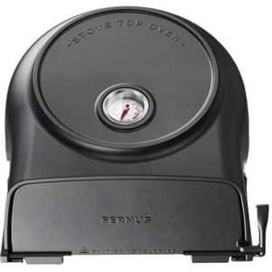Cookinglife Pizza Oven Fernus & Friends - for Stove - black matted - for ø 26cm pizzas