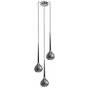 Zumaline LIBRA Cluster Hanglamp, Zilver, 3x E14