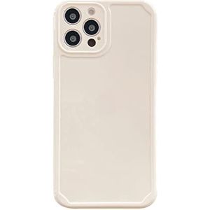 Modieuze mobiele telefoon behuizing van het merk Yablurt speciaal voor uw pone12 pro max (beige)