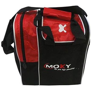 Moxy Unisex's Strike Rood/Zwart Dit is een Single Tote Bag Products. Houdt 1 Bowling Ball, Schoenen en Accessoires