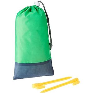 KAEHA S-IT-003-03 strandstoel, picknick, picknicktas, draagbaar, waterdicht, reizen, kamperen, wandelen, 57 x 79 cm, groen