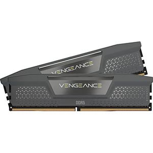 CORSAIR VENGEANCE DDR5 16GB (2x8GB) DDR5 5200MHz CL40 AMD EXPO Intel XMP iCUE Compatibel Computergeheugen – Grijs (CMK16GX5M2B5200Z40)