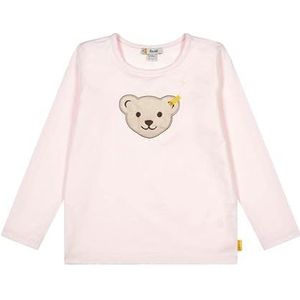 Steiff Uniseks sweatshirt voor kinderen, T-shirt met lange mouwen, Barely pink., 116