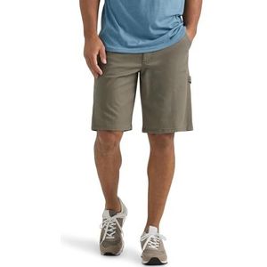 Lee Legendarische werkkleding timmerman short voor heren, Gedempte olijf, 44