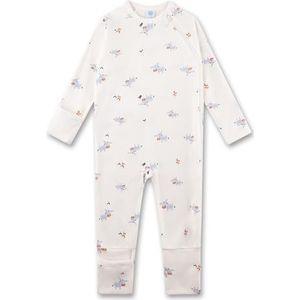 Sanetta Rompertje/body  pastelblauw / kastanjebruin / eierschaal