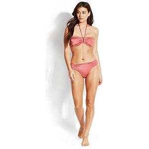 Seafolly Shine On Twist Bandeau bikinitop voor dames, roze (Dalia Dalia), 34