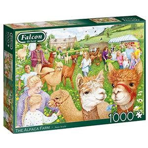 Falcon puzzel The Alpaca Farm - Legpuzzel - 1000 stukjes