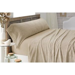 Burrito Blanco Coralina, 965 beige, 180 cm bed | (+ beschikbare maten) | Winterbeddengoed | Design 965 | Beige