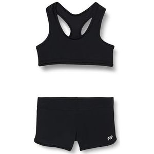 HAUTE PRESSION Tweedelige meisjes zwembad 907 C01 T6A, Zwart, 6-14 ans