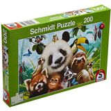 Schmidt puzzel Dieren Plezieren, 200 stukjes - Puzzel