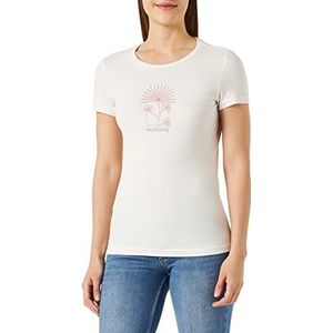 MUSTANG Dames Alexia C Print T-Shirt, Whisper White 2013, M