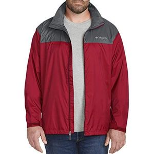 Columbia Heren Glennaker Lake regenjas, Mountain Rood/Grafiet, 3X, Berg Rood, Grafiet, 3XL grote maten