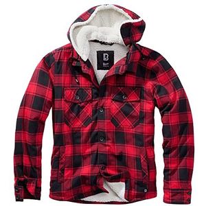 Brandit Lumberjacket Hooded, klassieke houthakkersjas met capuchon, maat S tot 5XL