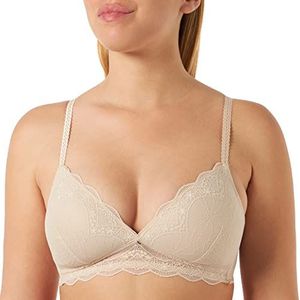 Naturana Dames 5194 Gewatteerde BH, Licht Beige, 30C