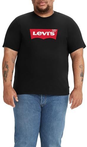 Levi's - LE B&T BIG GRAPHIC TEE - T-shirt - Mineral black