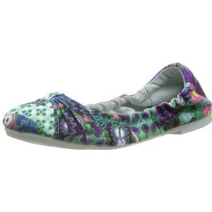 Desigual Bailarina Clasica 7 41BS0163125 ballerina's voor dames, Turquoise Flox, 36 EU