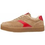 Marc O'Polo - Damessneakers - Plat - Suède - 39 EU