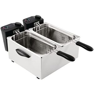 Caterlite Dubbele Friteuse Voor Licht Gebruik 2x 3,5L GG199 - Horeca & Professioneel