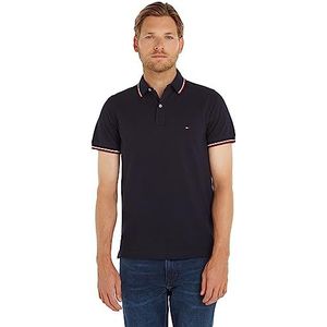 Tommy Hilfiger heren Overhemd Tipped Slim Polo, Desert Sky, 3XL