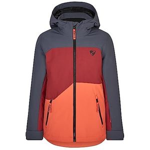 Ziener ANDERL Ski-jack voor jongens, winterjas, waterdicht, winddicht, warm, rood cabine, 104