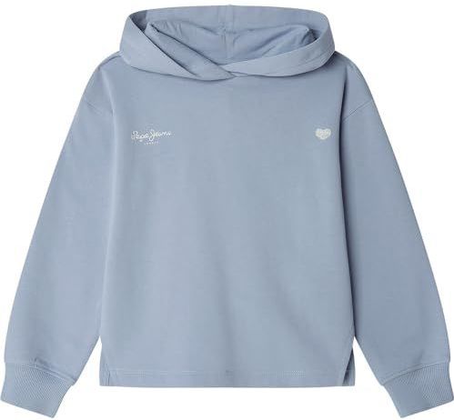 Pepe Jeans - Anne - Sweatshirt - Blauw - 10 Years - Meisjes