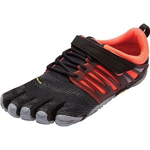 Vibram FiveFingers Dames V-Train Sneakers, Zwart Zwart Koraal Grijs, 37/37.5 EU