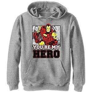 Marvel Iron Hero Hoodie voor kinderen, Sportieve heide, XL