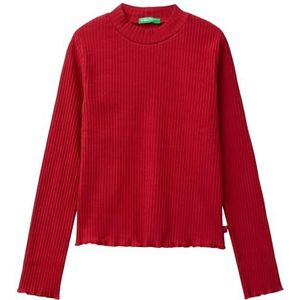 United Colors of Benetton T-shirt voor meisjes en meisjes, Rood, 140